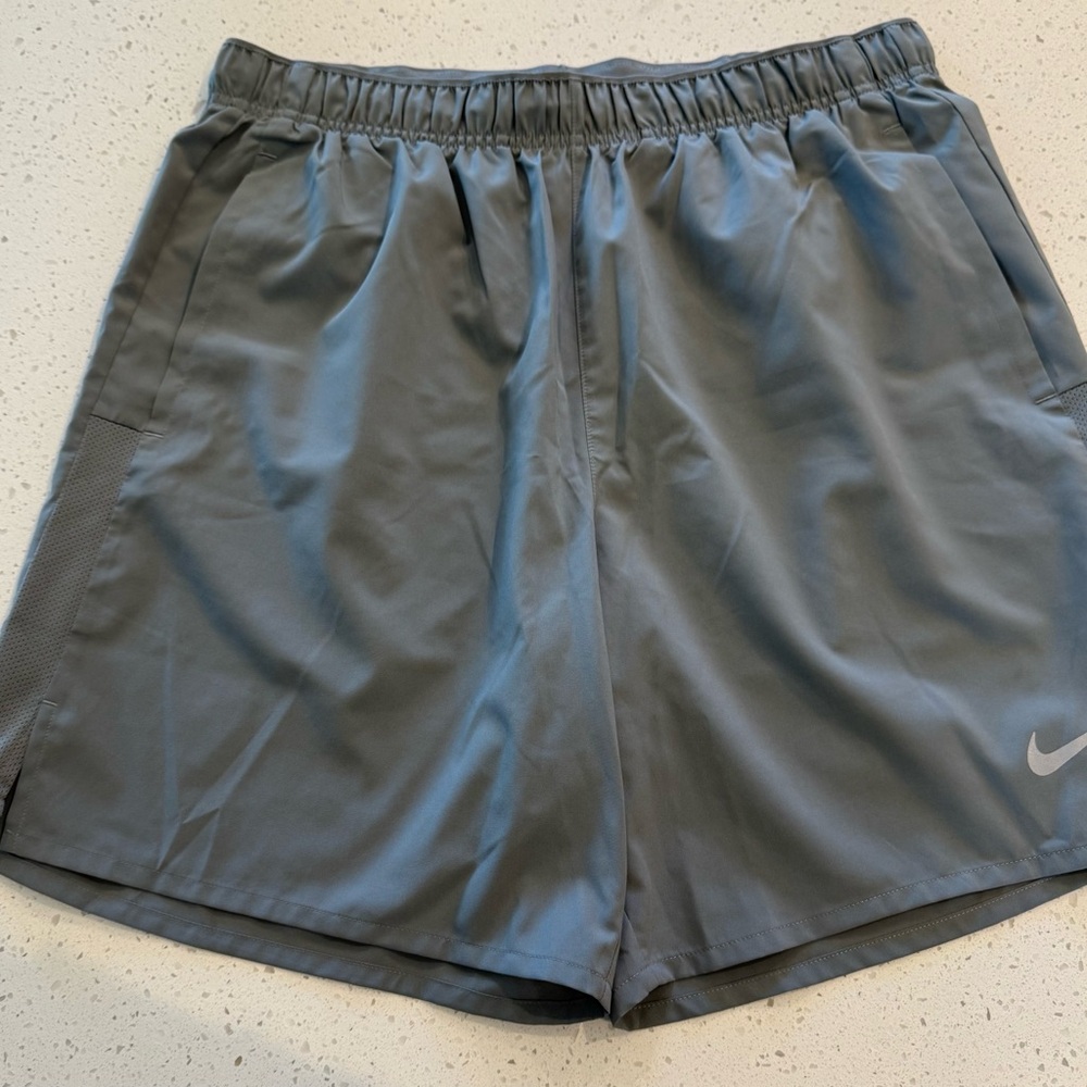 M Nike Short Gray Fit Dry Sports Men Medium Drawstring Sports Pockets Summer Spr